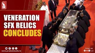 Veneration of St Francis Xavier's relics concludes