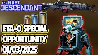 [FIRST DESCENDANT] Special Opportunity At ETA ZERO For Week Of January 3rd, 2025