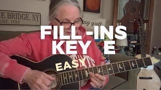 Fun & Easy Scale For Guitar Players. ** 2 Finger Fill-Ins KEY of E  ** Use With Blues Too