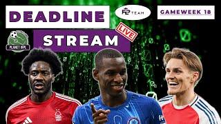 The Planet FPL GW18 Deadline Stream Live! In Partnership With FPL Team | Planet FPL 2024/25