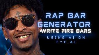 HOW TO WRITE FIRE BARS USING A RAP GENERATOR