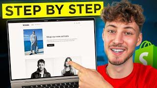 Full Shopify Website Design Tutorial | How To Design a Shopify Store (2024)