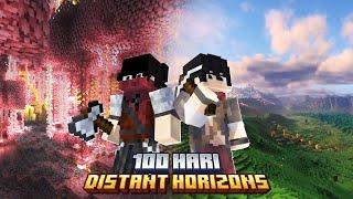 100 Hari di Minecraft Distant Horizons 