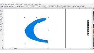 create C alphabetic logo | Coral Draw tutorial in short | pt.1