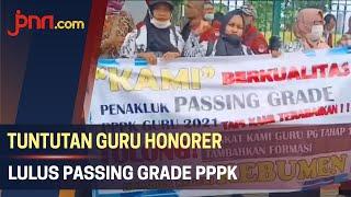 Guru Honorer Lulus Passing Grade PPPK Ikut Demo, Ini Tuntutannya