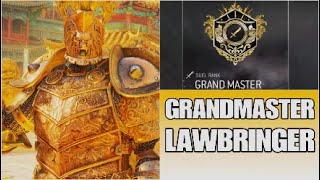 Hitting Grandmaster with Lawbringer - For Honor Rep 70 Lawbringer Duels!!