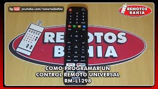 COMO PROGRAMAR CONFIGURAR RAPIDAMENTE UN CONTROL REMOTO UNIVERSAL HUAYU RM-L1298 EN UN SMART TV