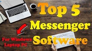 Top 5 Messenger Software for Windows PC, Best Laptop Messaging Software [Hindi]