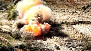 MICLIC Explosions • M58 Mine Clearing Line Charge