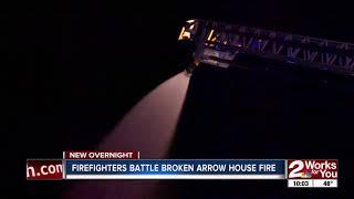 Broken Arrow house catches fire