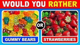 Would You Rather...? JUNK FOOD vs HEALTHY FOOD  SM Quiz