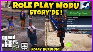 ÇALIŞ PARA KAZAN  GTA 5 ROLE PLAY MOD NASIL KURULUR VE KULLANILINIR ? | GTA5 GERÇEK HAYAT İŞ MODU