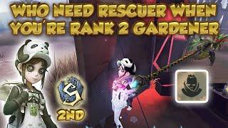 #74 Rank 2 Gardener 5 Ciphers Solo Kite Hunter | Identity V | 第五人格 | 제5인격アイデンティティV  Gardener