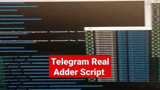 Telegram Private & Public Group Scraper Adder Script 2023