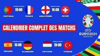 1/4 Finale EURO 2024 : Calendrier complet des matchs ! #euro2024 #euro2024fixtures #football #foot