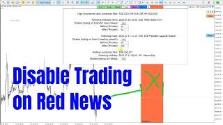 MT5 News Filter: Disable Trading High Impact News