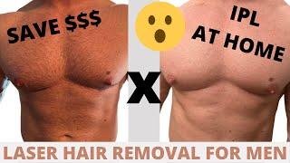 Chest laser hair removal|Faustina 3in1 at home IPL