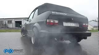 VW Golf I Cabrio 1,8l 72kW - FOX EXHAUST SYSTEMS