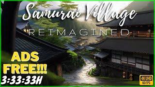 REIMAGINED SAMURAI VILLAGE - HANS ZIMMER - RAIN - 4K 60FPS