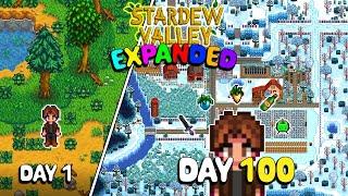 I Played 100 Days of Stardew Valley EXPANDED...Here's what happened