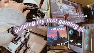 so this is my first time building my own budget gaming pc | not a tutorial ft. valorant