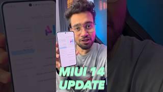 MIUI 14 Android 13 India  Ye Galti Maat Karna ️ #shorts #miui14 #android13