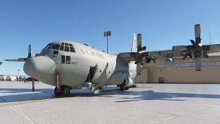 Livestream first look at the Captain Sim Lockheed C-130H Hercules in Microsoft Flight Simulator