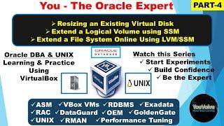 Oracle Linux VMs - Resize Disk - Extend Physical/Logical Volumes, VGs & File Systems Online with LVM