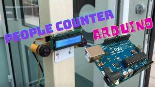 People Counter Arduino DIY project 2021 | Bidirectional Customer Counter | E18-D80NK LCD UNO Jezza