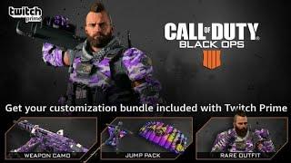 CALL OF DUTY BLACK OPS 4 PACK TWITCH PRIME COMMENT L'OBTENIR?? #bo4 #twitchprime