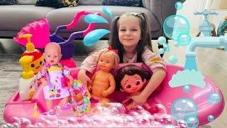 Kız Oyunları!Ada ile Evcilik Oyunu! Oyuncak Bebek Bakma Videosu,Kız Oyunları,Barbie Videosu#babydoll