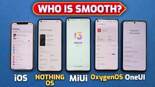 Nothing OS beat everyone!!?  Nothing 1.1 Os vs Apple iOS 16 vs MiUi 13 vs OxygenOS vs One UI 4.1