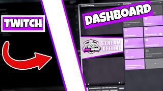 HOW TO Setup And Use The Twitch Channel DASHBOARD - Twitch Dashboard Tutorial