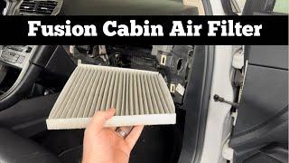 How To Change A 2013 - 2020 Ford Fusion Cabin Air filter - Replace Remove Replacement Location
