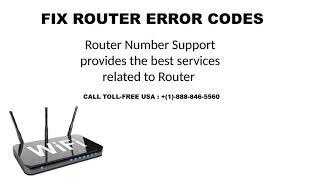 ROUTER ERROR CODES