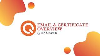 WordPress Quiz Maker E-mail & Certificate Overview