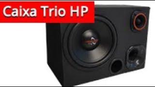 Caixa de Som Trio - Subwoofer HardPower 12" 300w RMS + SD400.4 EVO2  - SOMSC.com.br