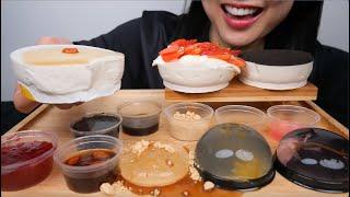 PUDDING + RAINDROP JELLY (ASMR RELAXING EATING SOUNDS) NO TALKING | SAS-ASMR