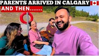 Parents finally arrived in Calgary Canada  | Magic Waterfalls NEVER seen on Youtube before