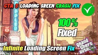 How To Fix GTA 5 Infinite Loading Screen || GTA-V Crash Fix || FIX GTA 5 Stuck on Loading Screen