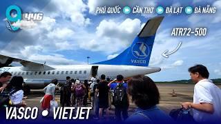 [M9] #446: Chỉ 40 phút bay Phú Quốc - Cần Thơ trên máy bay cánh quạt ATR72 | Yêu Máy Bay