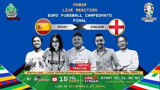 LIVE REACTION EURO 2024: EURO FUSSBALL CAMPEONATO FINAL - SPAIN VS ENGLAND - BALBALAN TV