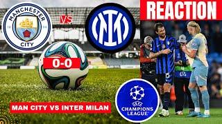 Man City vs Inter Milan 0-0 Live Champions league Football UCL Match Score Highlights Vivo 2024