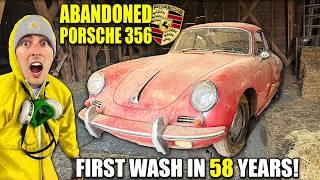 First Wash in 58 Years: ABANDONED Porsche 356SC w/ 17,000 Original Miles! | Amazing Restoration