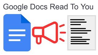 How To Make Google Docs Read To You