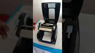 How to installed ribbon loading and label load Honeywell  iH2 impact printer#barcode