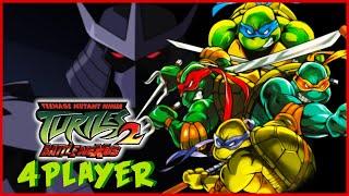 Teenage Mutant Ninja Turtles 2: Battle Nexus [HD]  4 Players Co-op Cinematic  Playthrough