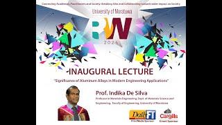 Inaugural Lecture Series #32: Prof. G.I.P. De Silva