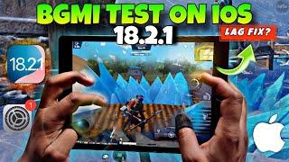 iPhone & iPad BGMI Test After iOS 18.2.1 | Lag ? iPad 9th Gen BGMI test after ios 18.2.1 | iOS 18.2