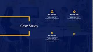 Case Study PowerPoint Slide Template | Business Case PPT Template | Kridha Graphics
